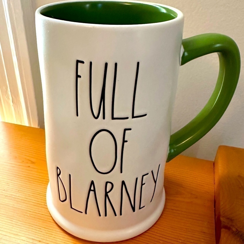 Rae Dunn “Full of Blarney” Beer Mug (big)
